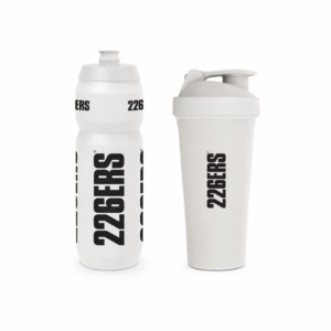 SHAKER WHITE - BLACK LOGO + BOTTLE SUPERLIGHT HYDRAZERO